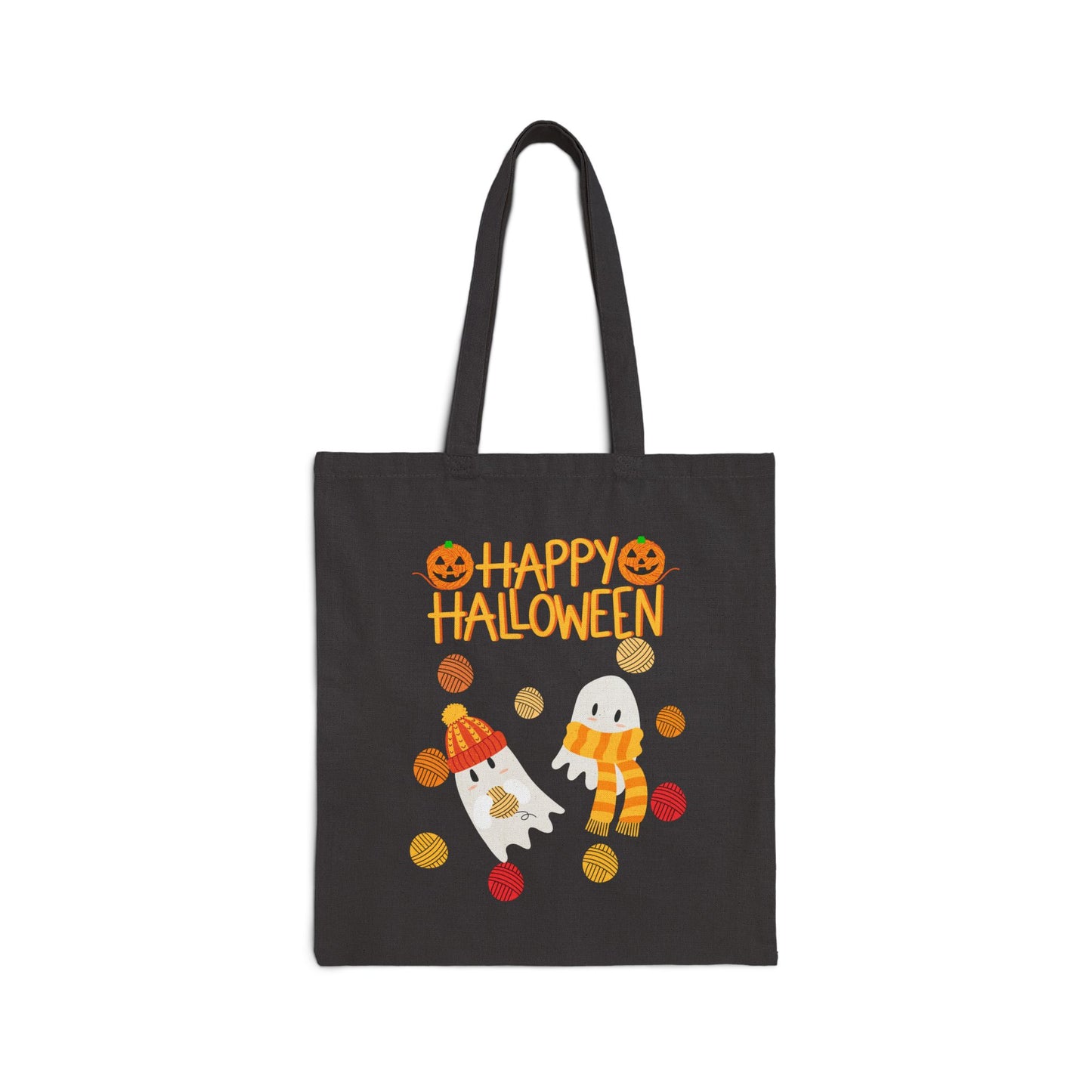 Cozy Ghost Canvas Tote Bag
