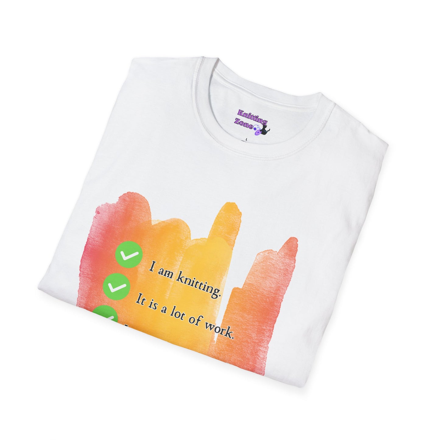 Yes I am Knitting Unisex T Shirt