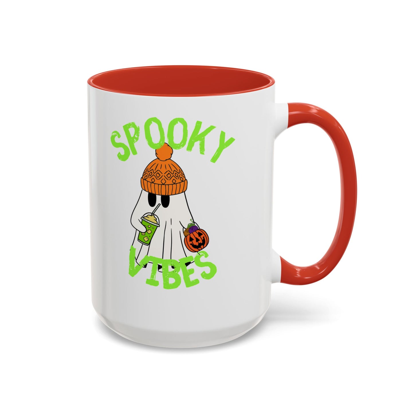 Spooky Vibes Accent Coffee Mug (15oz)