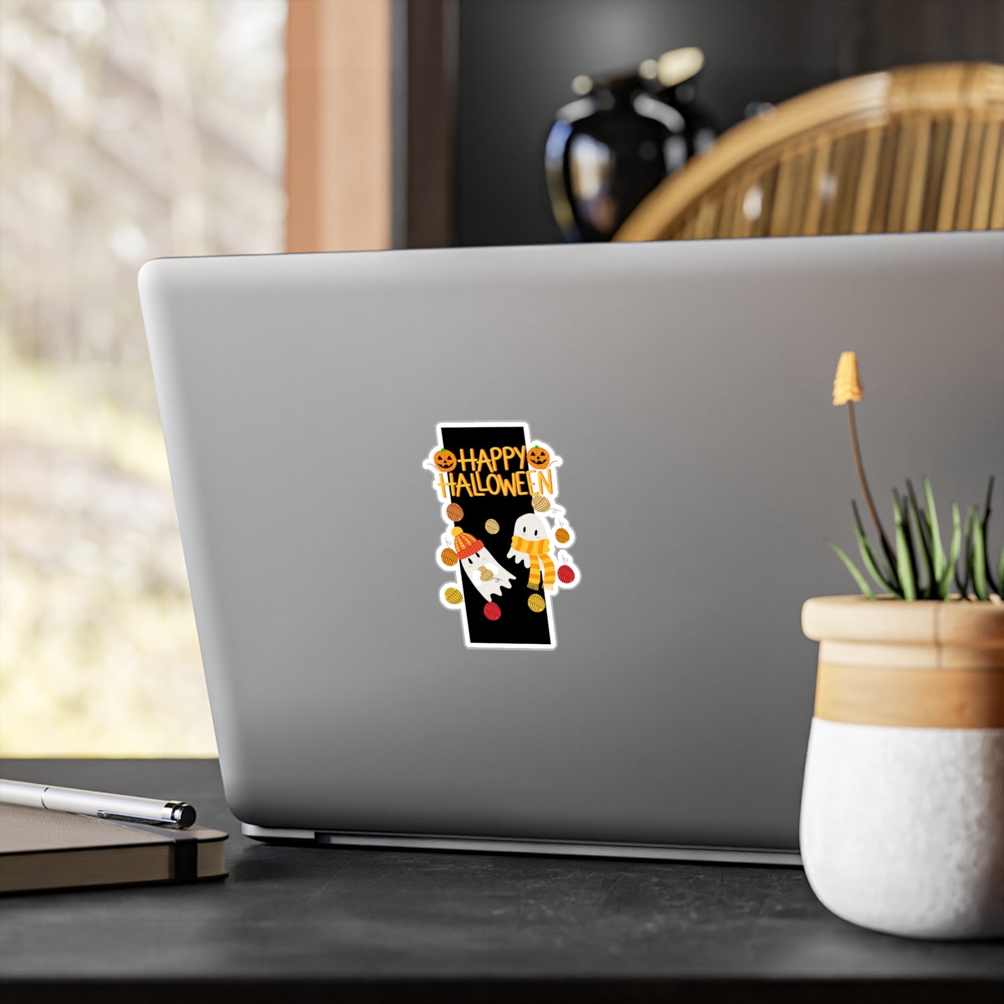 Cozy Ghost Sticker