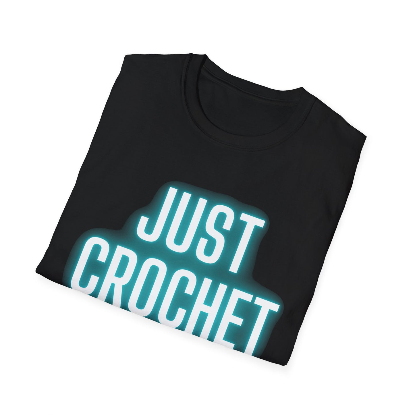 Just Crochet Blue Unisex T Shirt