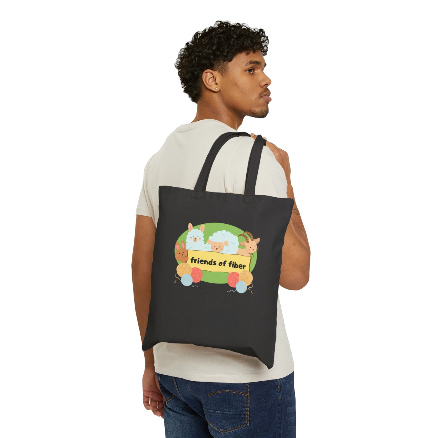 Friends of Fiber Canvas Tote Bag