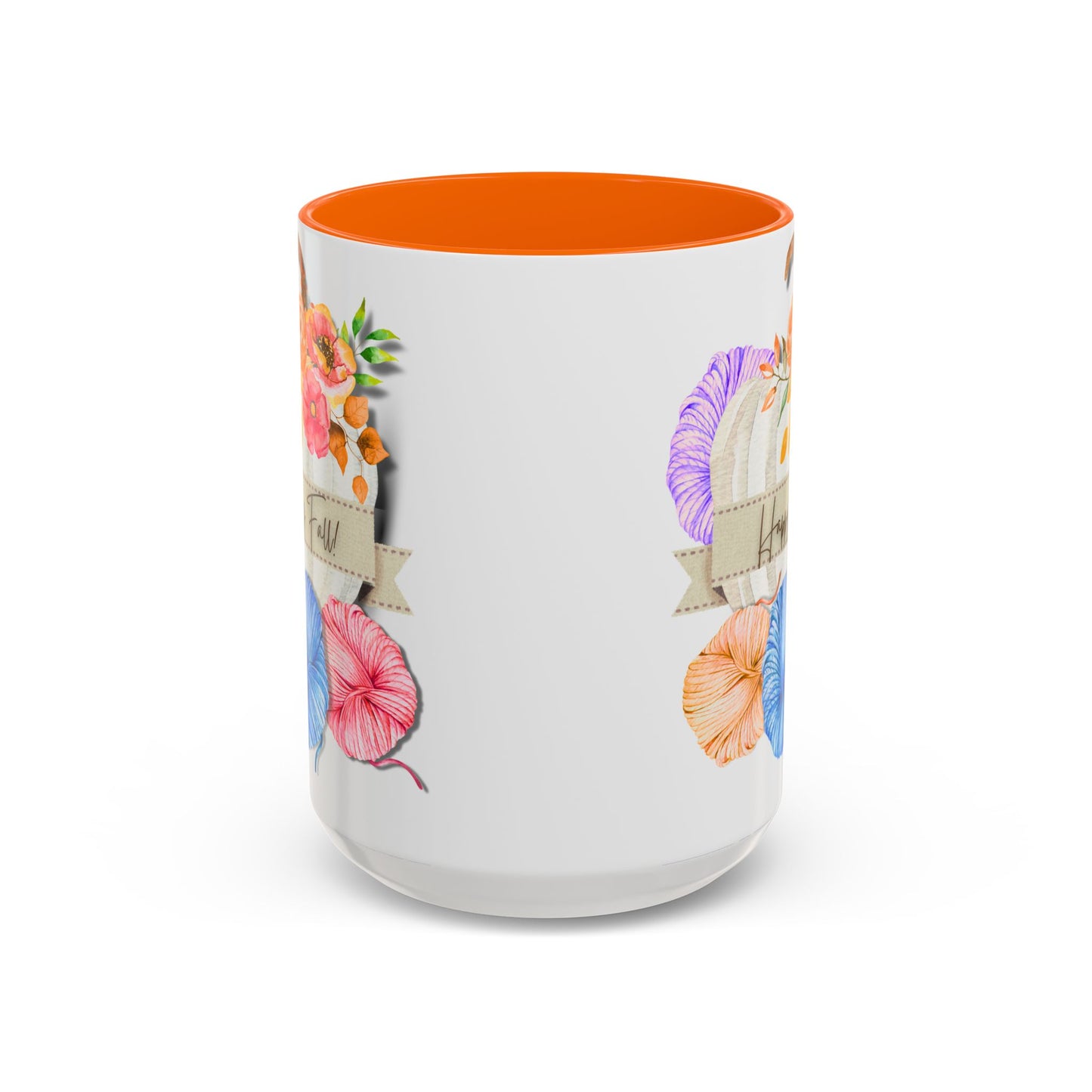 Cozy Autumn Accent Coffee Mug (15oz)