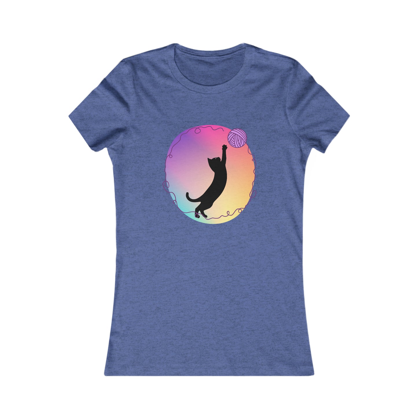 Cat with yarn Woman's T Shirt