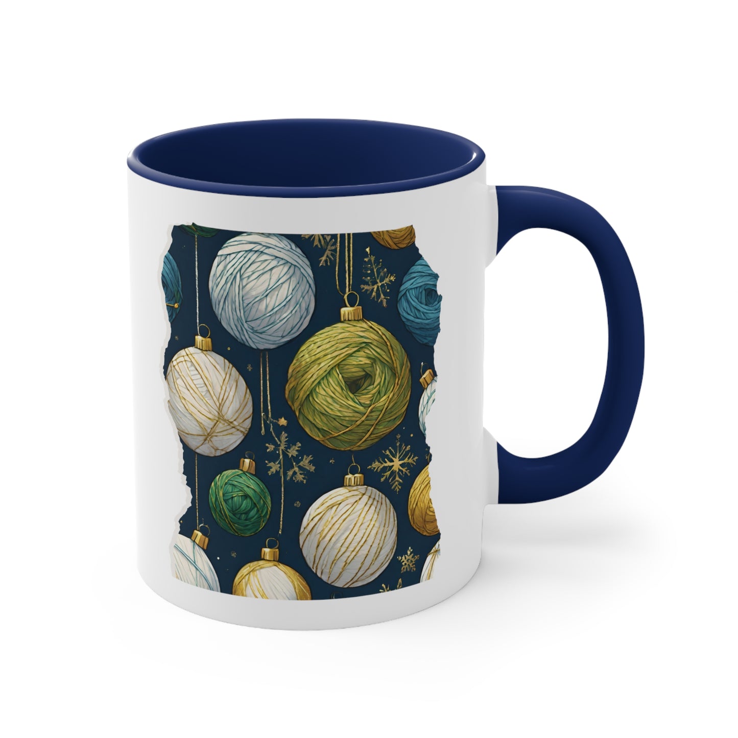 Yarn Wrapping Paper Coffee Mug, 11oz