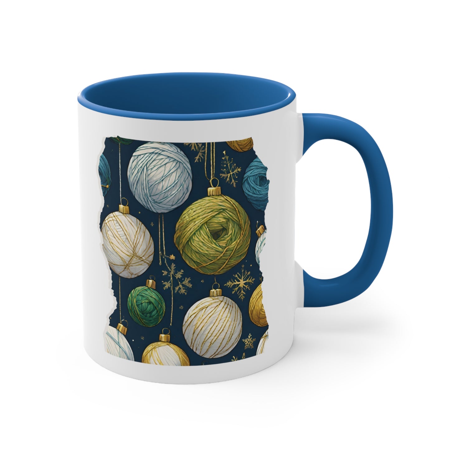 Yarn Wrapping Paper Coffee Mug, 11oz