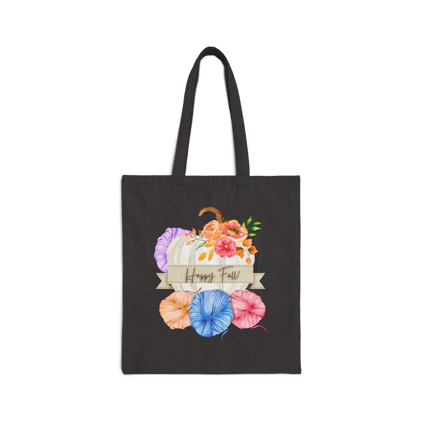 Cozy Autumn Canvas Tote