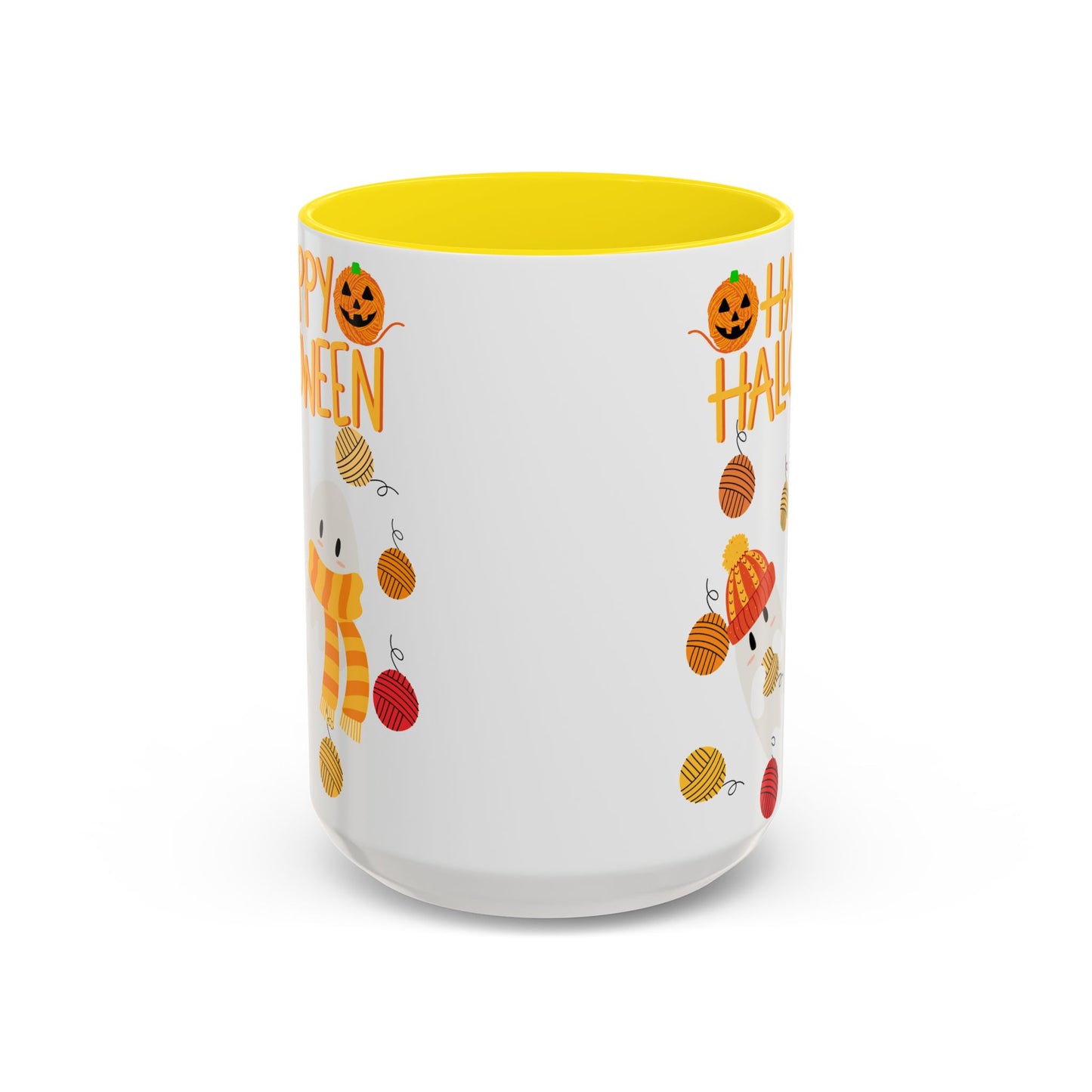 Cozy Ghost Accent Coffee Mug (15oz)