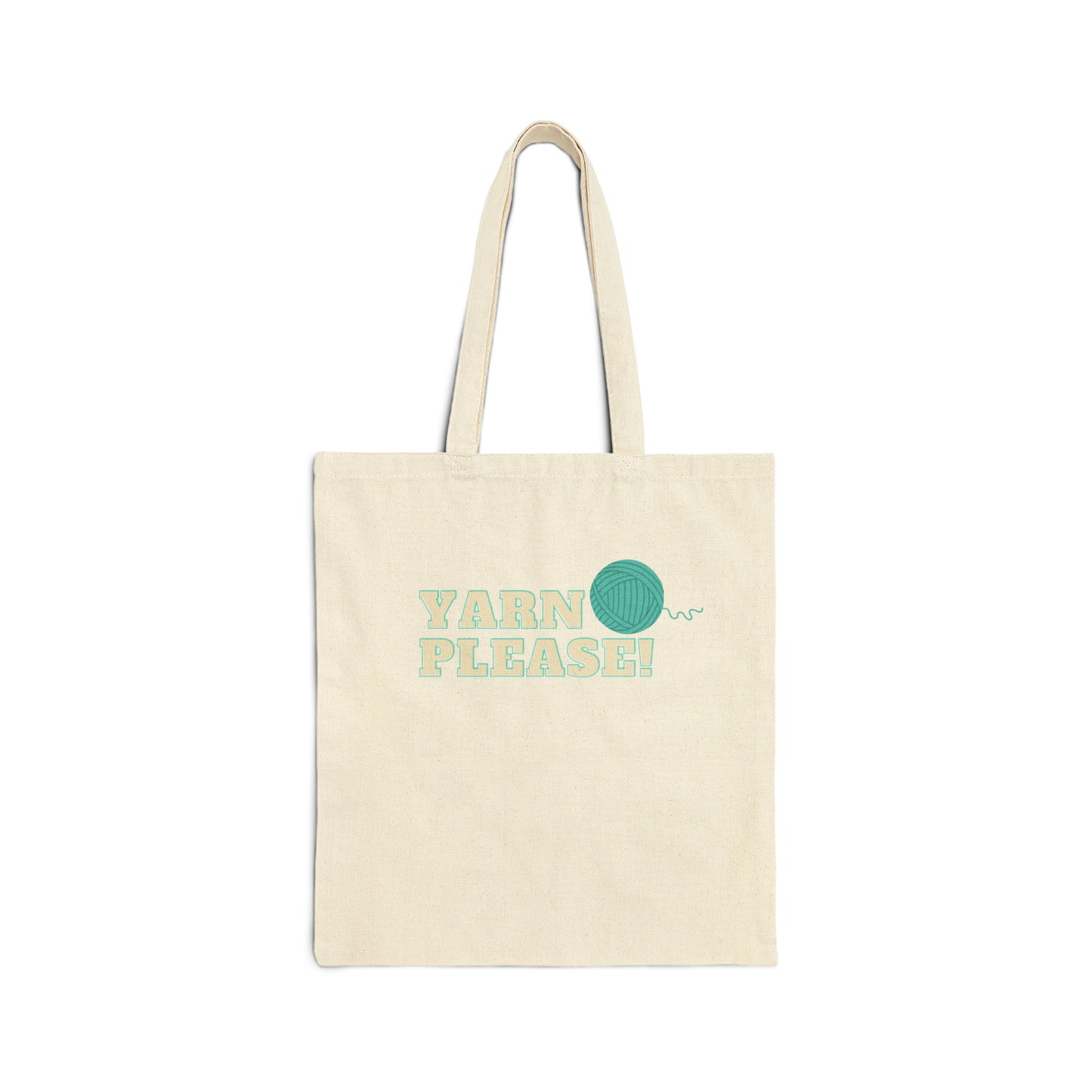 Yarn Please Cotton Canvas Tote Bag