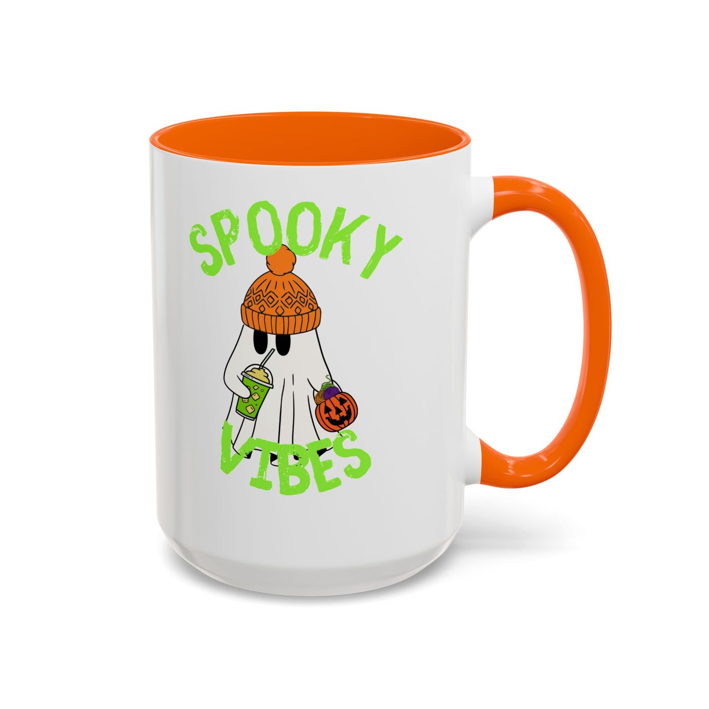 Spooky Vibes Accent Coffee Mug (15oz)
