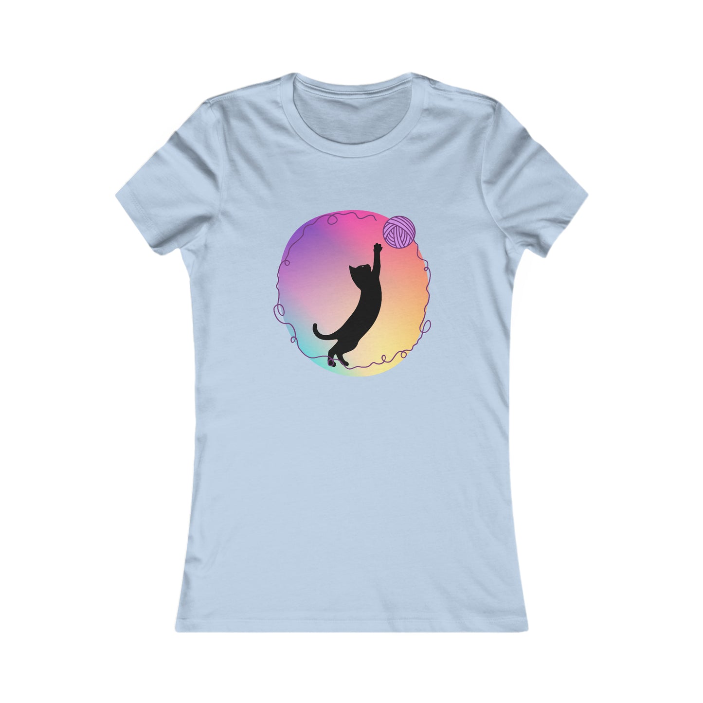 Cat with yarn Woman's T Shirt