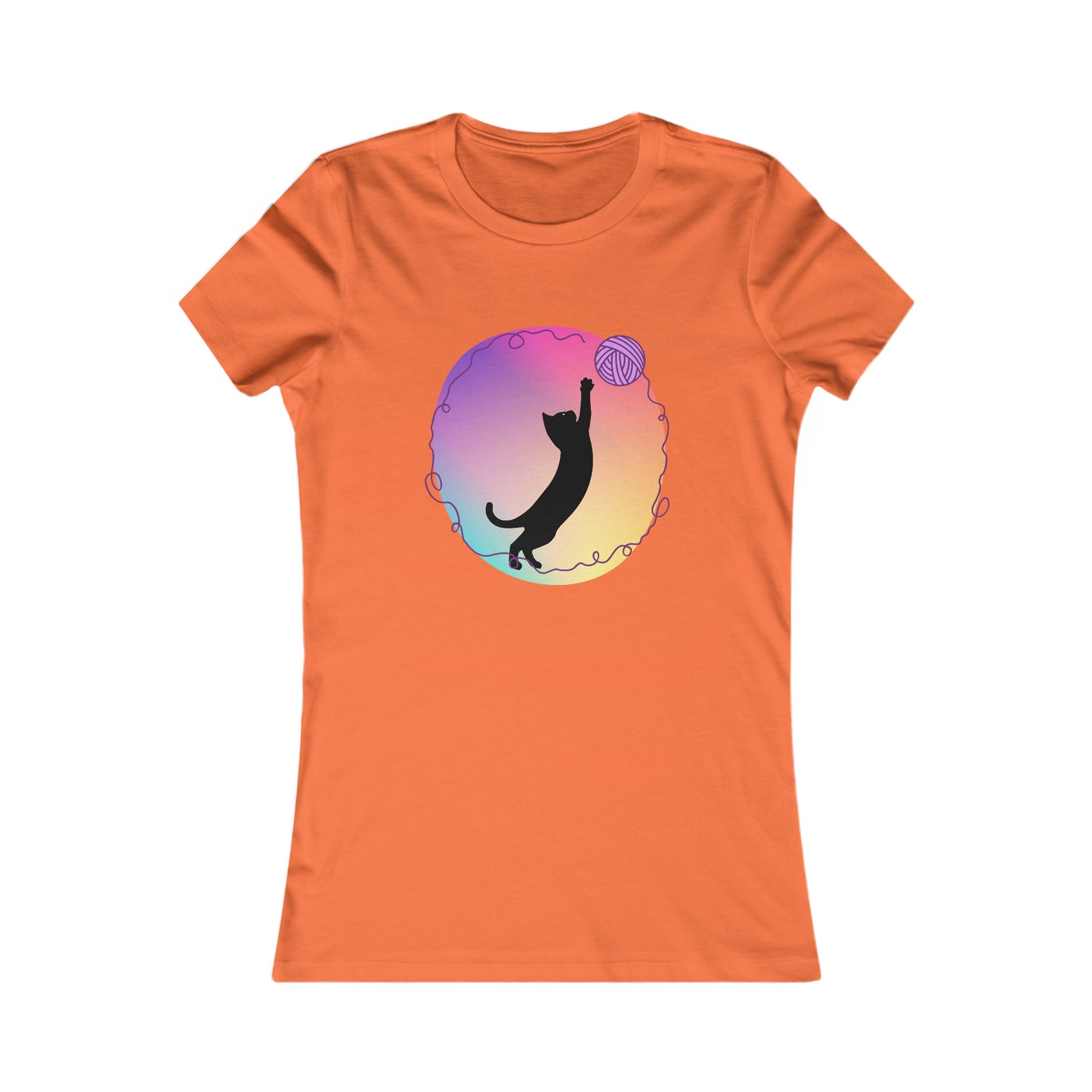 Cat with yarn Woman's T Shirt