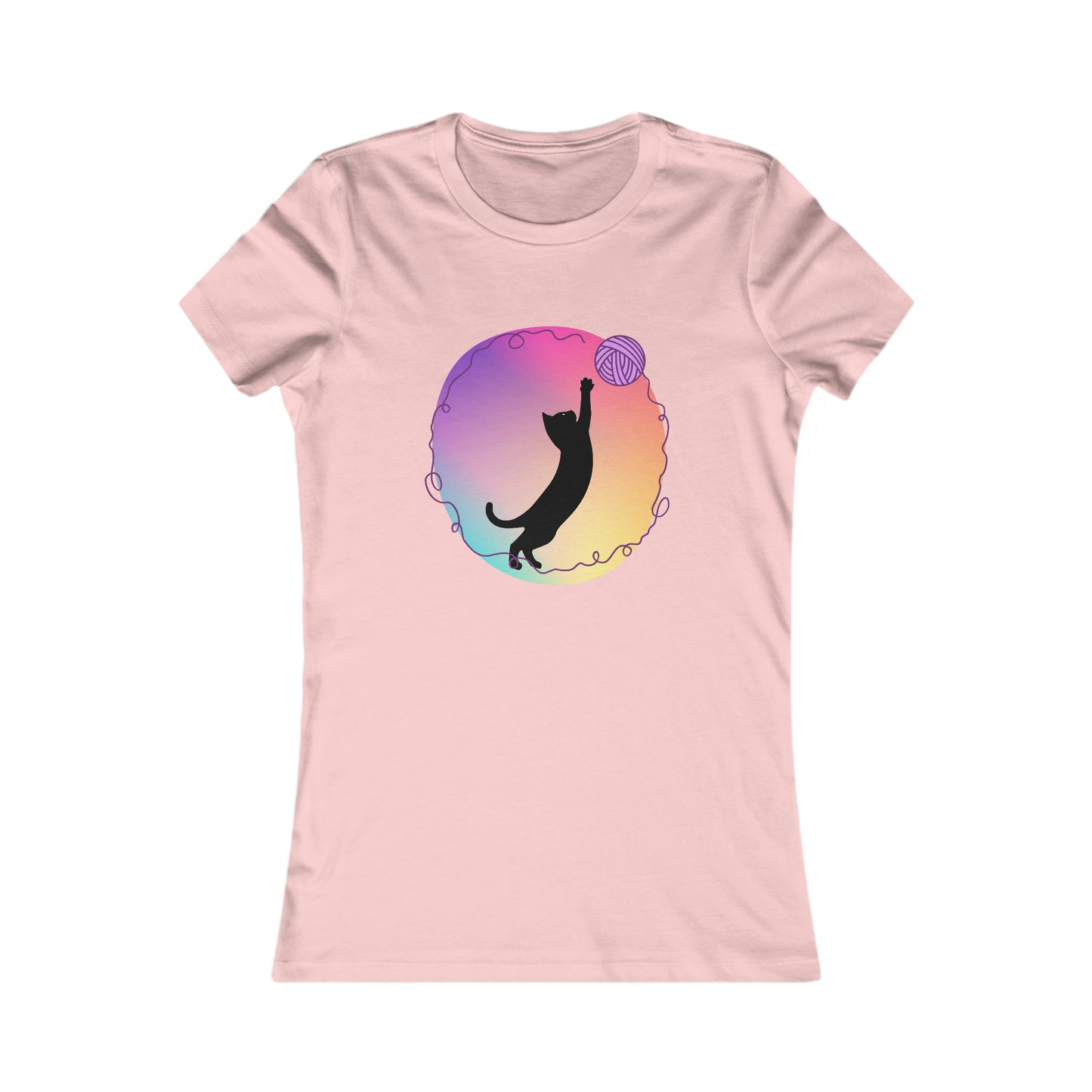 Cat with yarn Woman's T Shirt