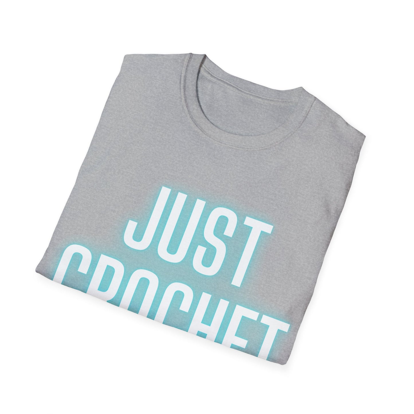 Just Crochet Blue Unisex T Shirt