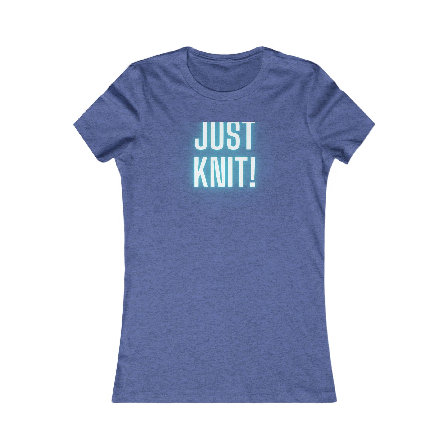 Just Knit Blue Women's T Shirt
