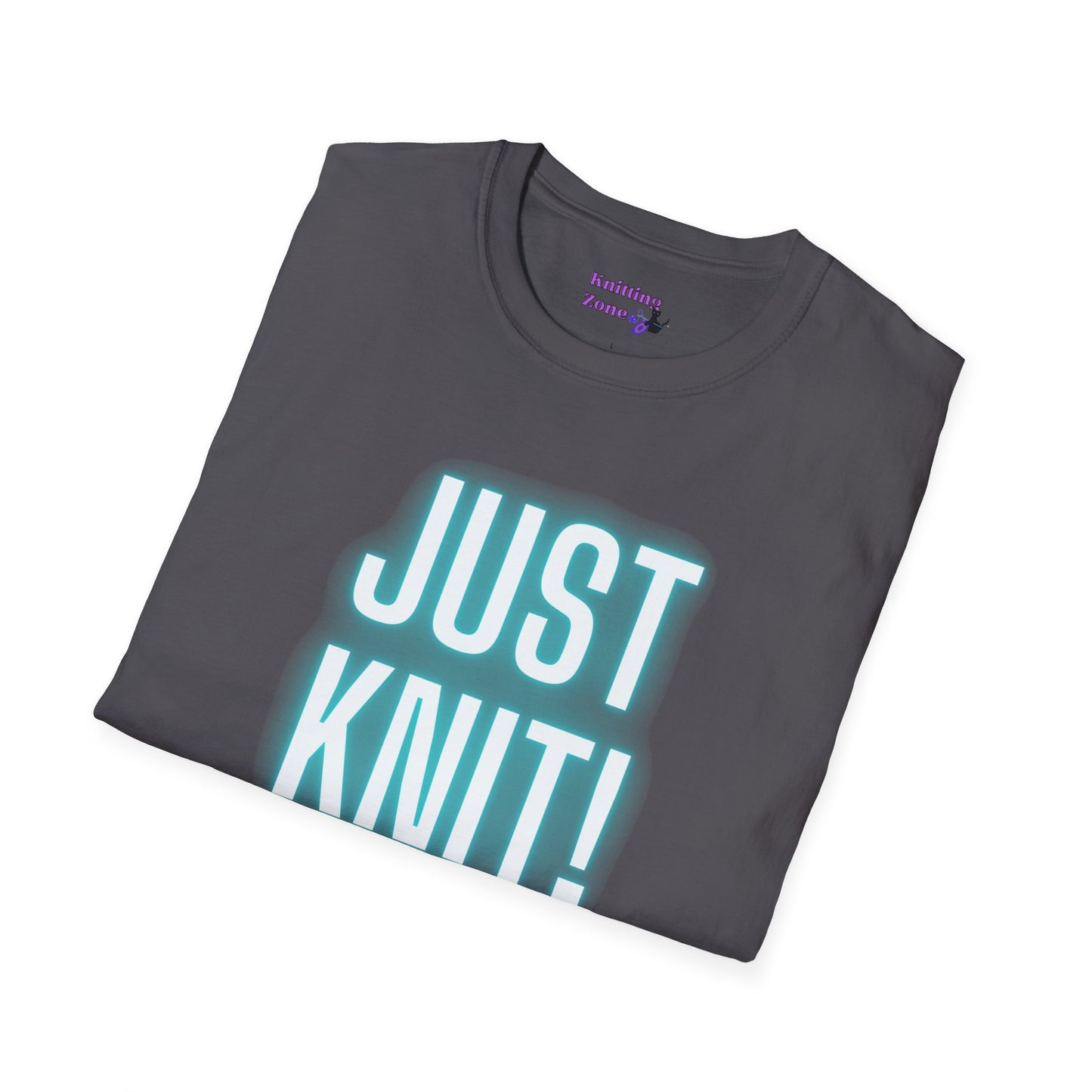 Just Knit Blue Unisex T Shirt