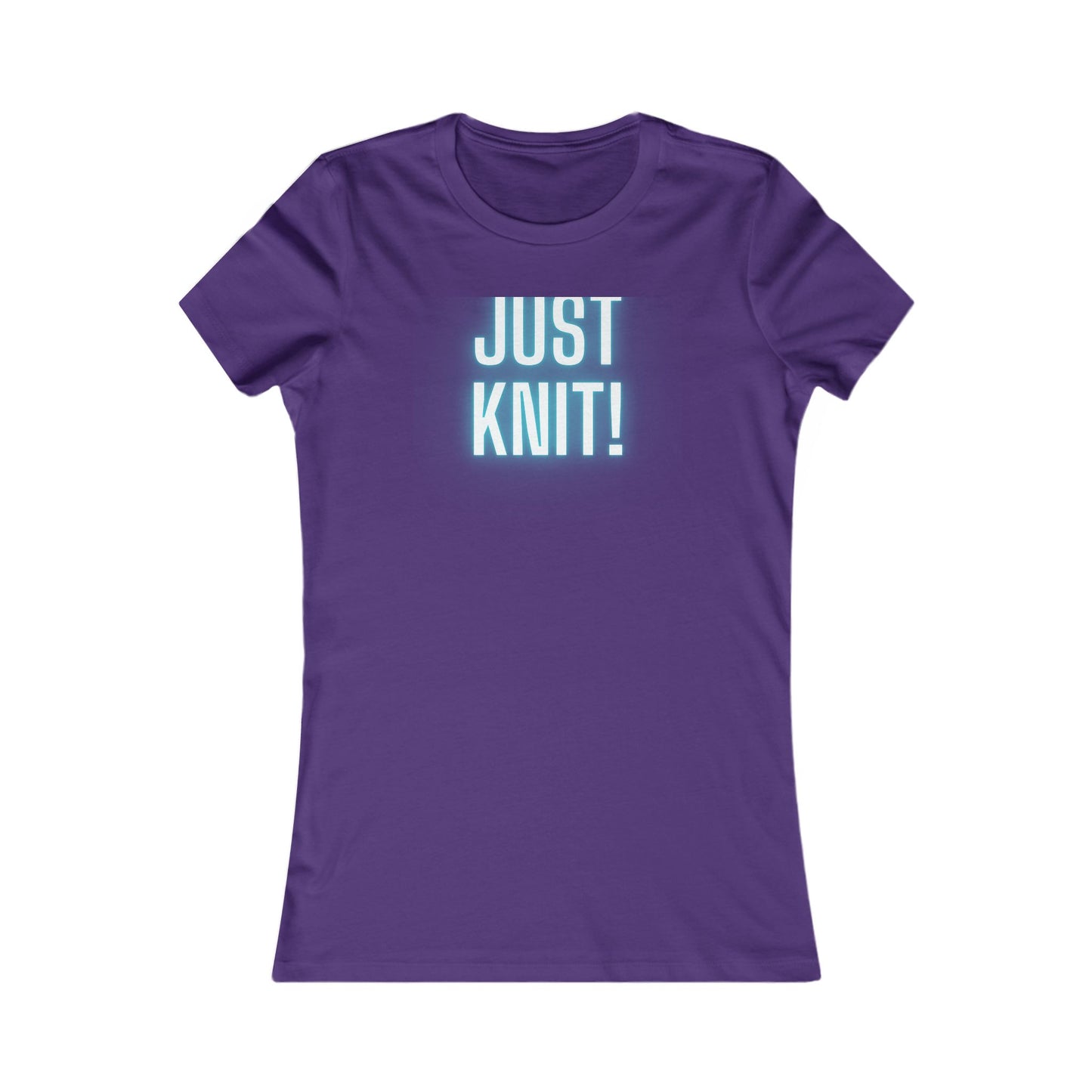 Just Knit Blue Women's T Shirt