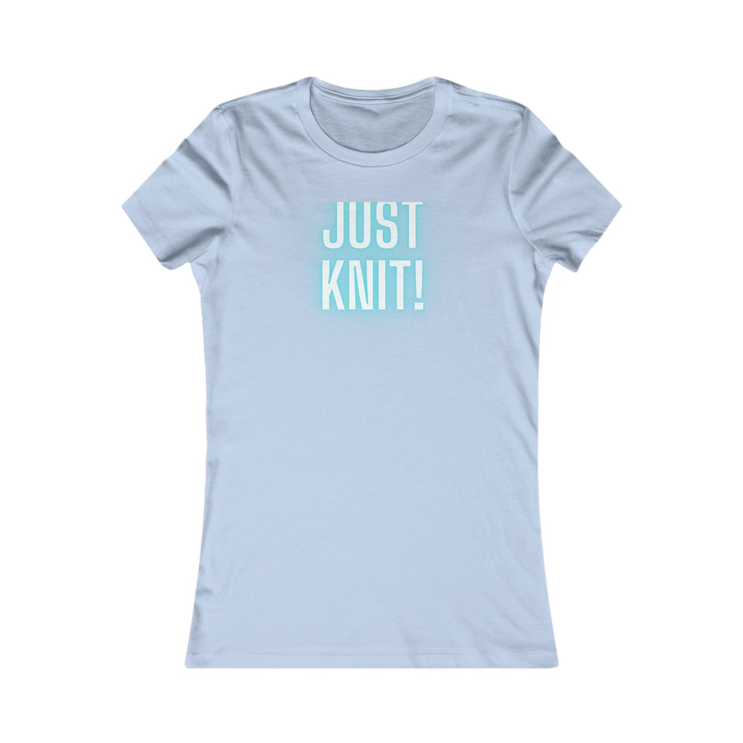 Just Knit Blue Women's T Shirt