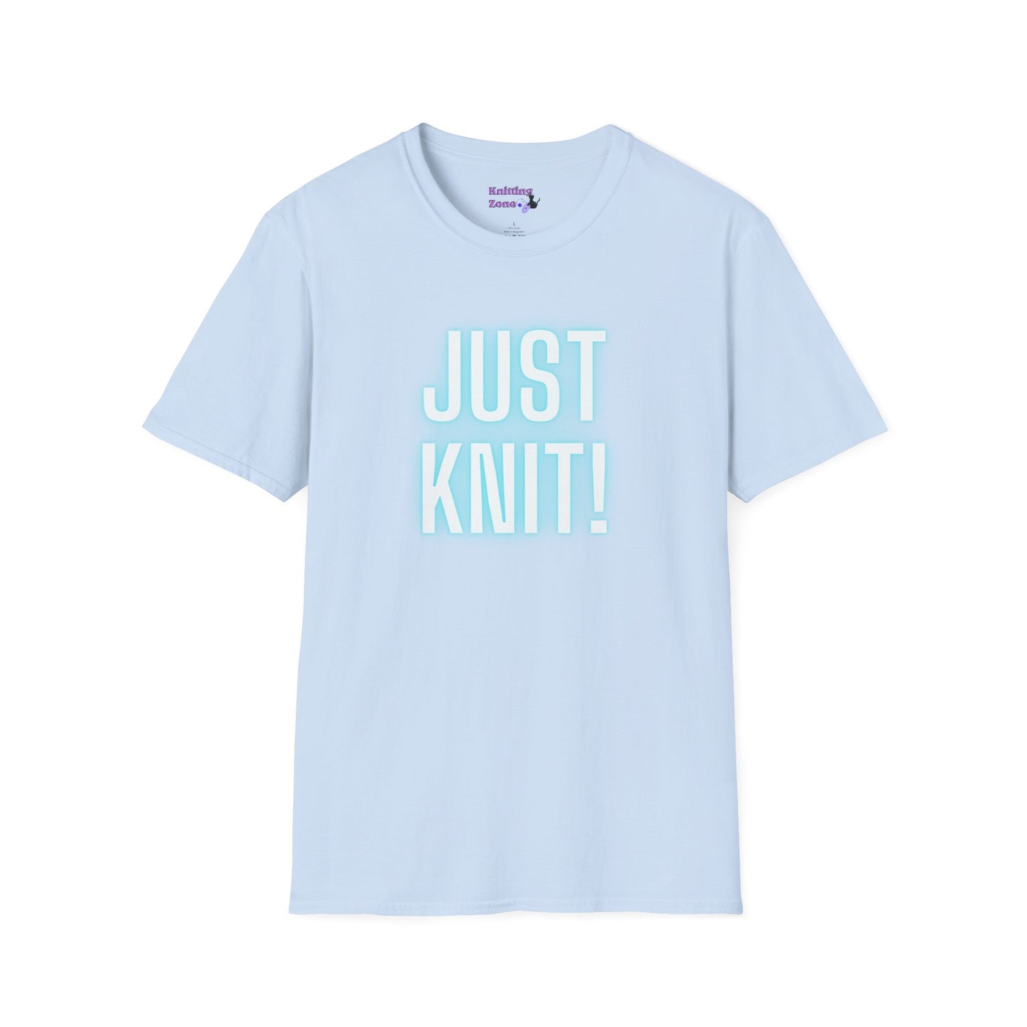 Just Knit Blue Unisex T Shirt