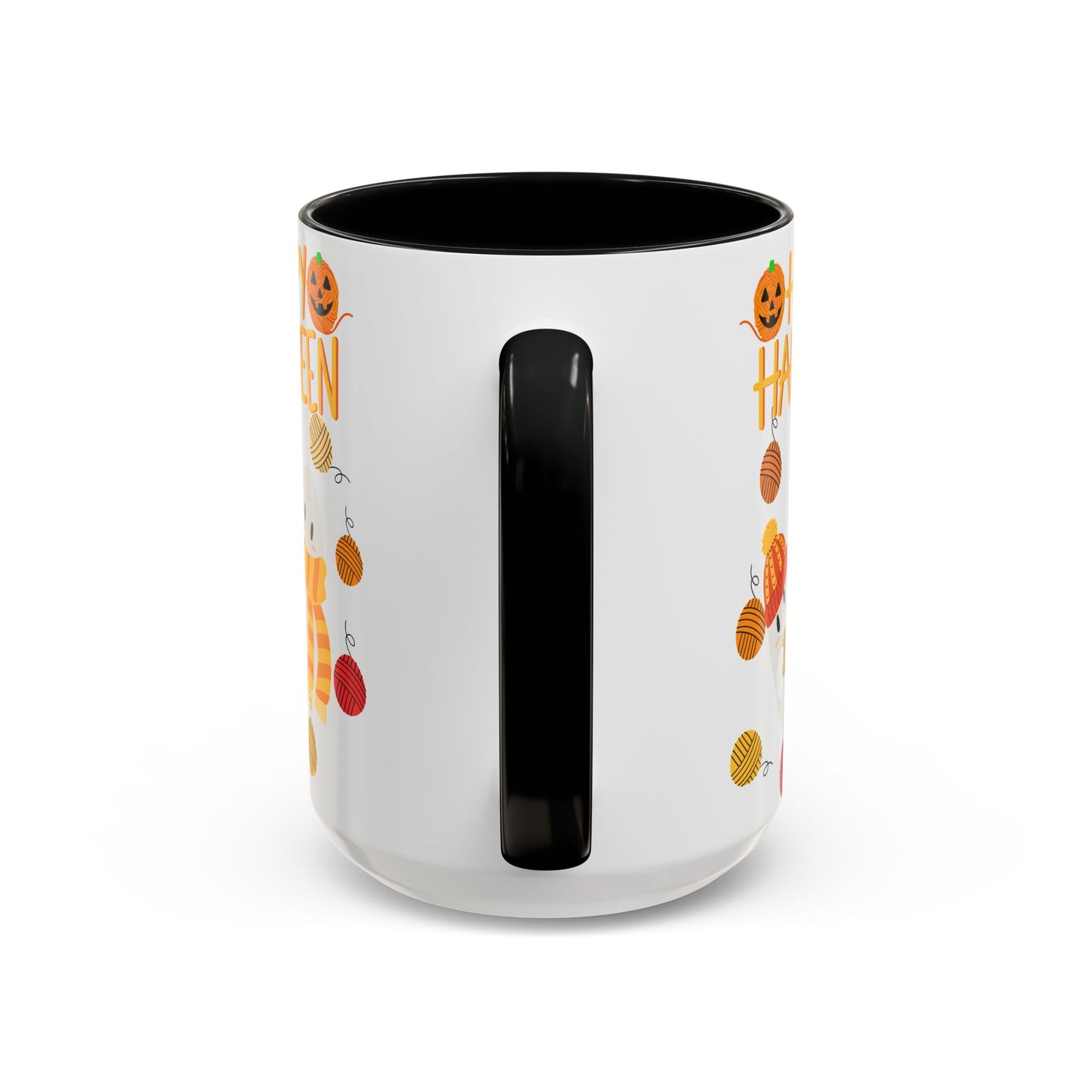 Cozy Ghost Accent Coffee Mug (15oz)