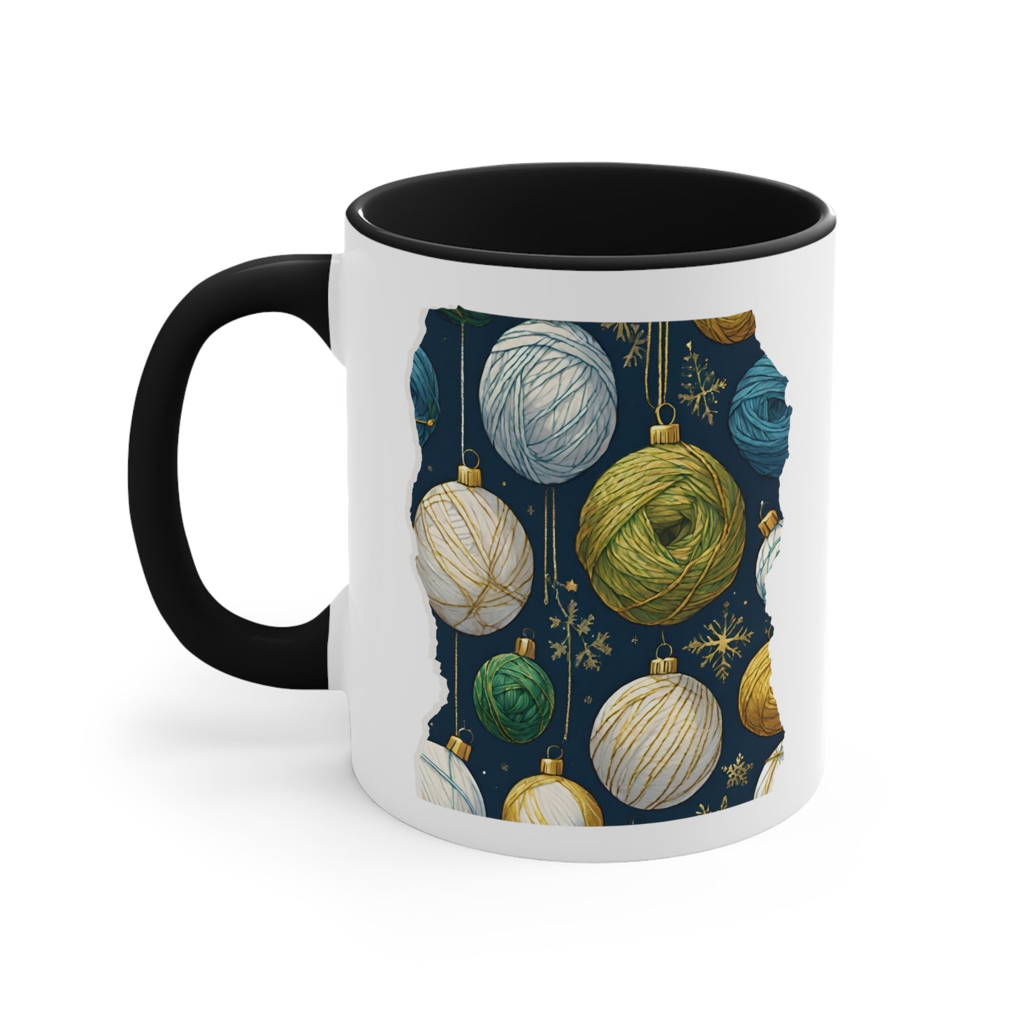 Yarn Wrapping Paper Coffee Mug, 11oz