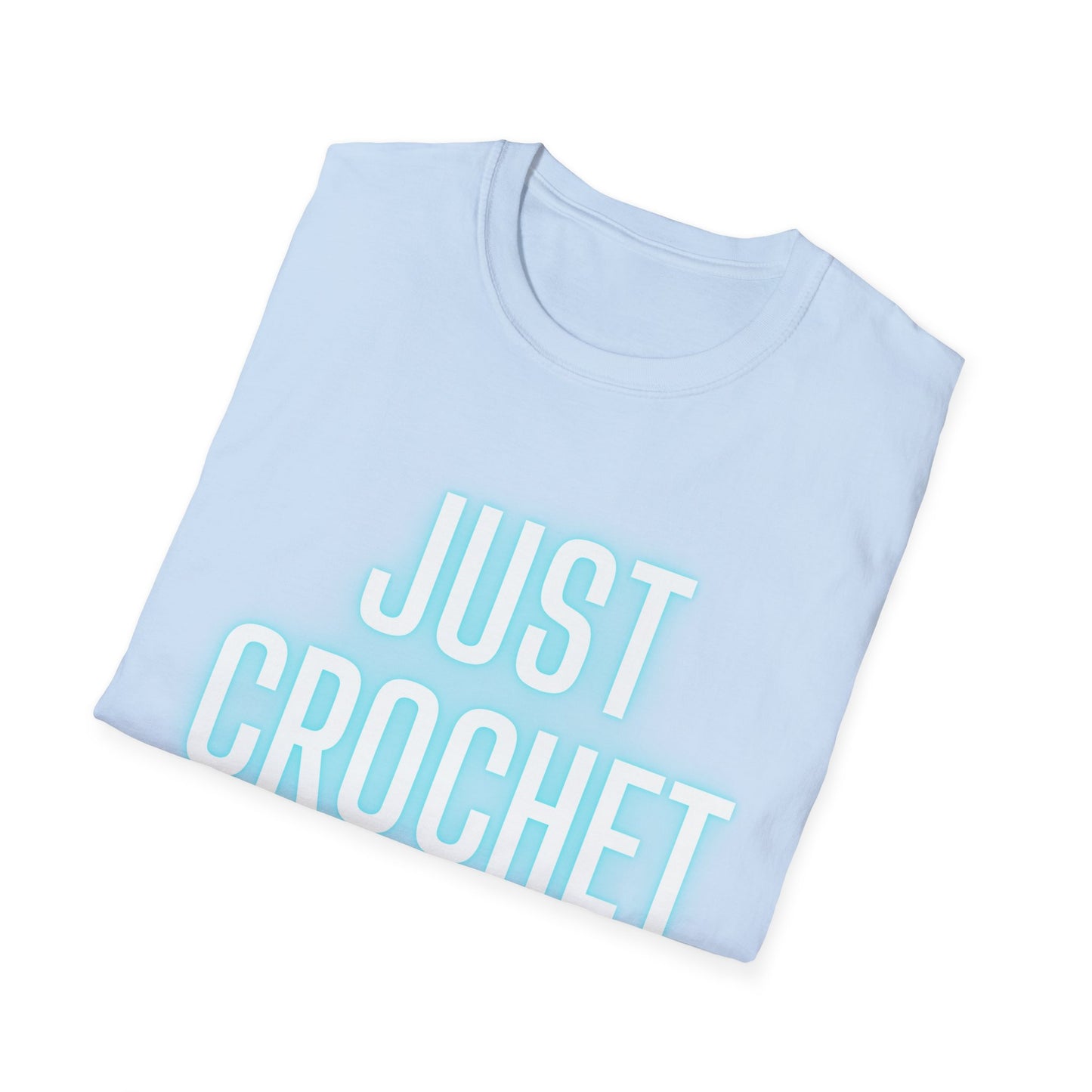 Just Crochet Blue Unisex T Shirt
