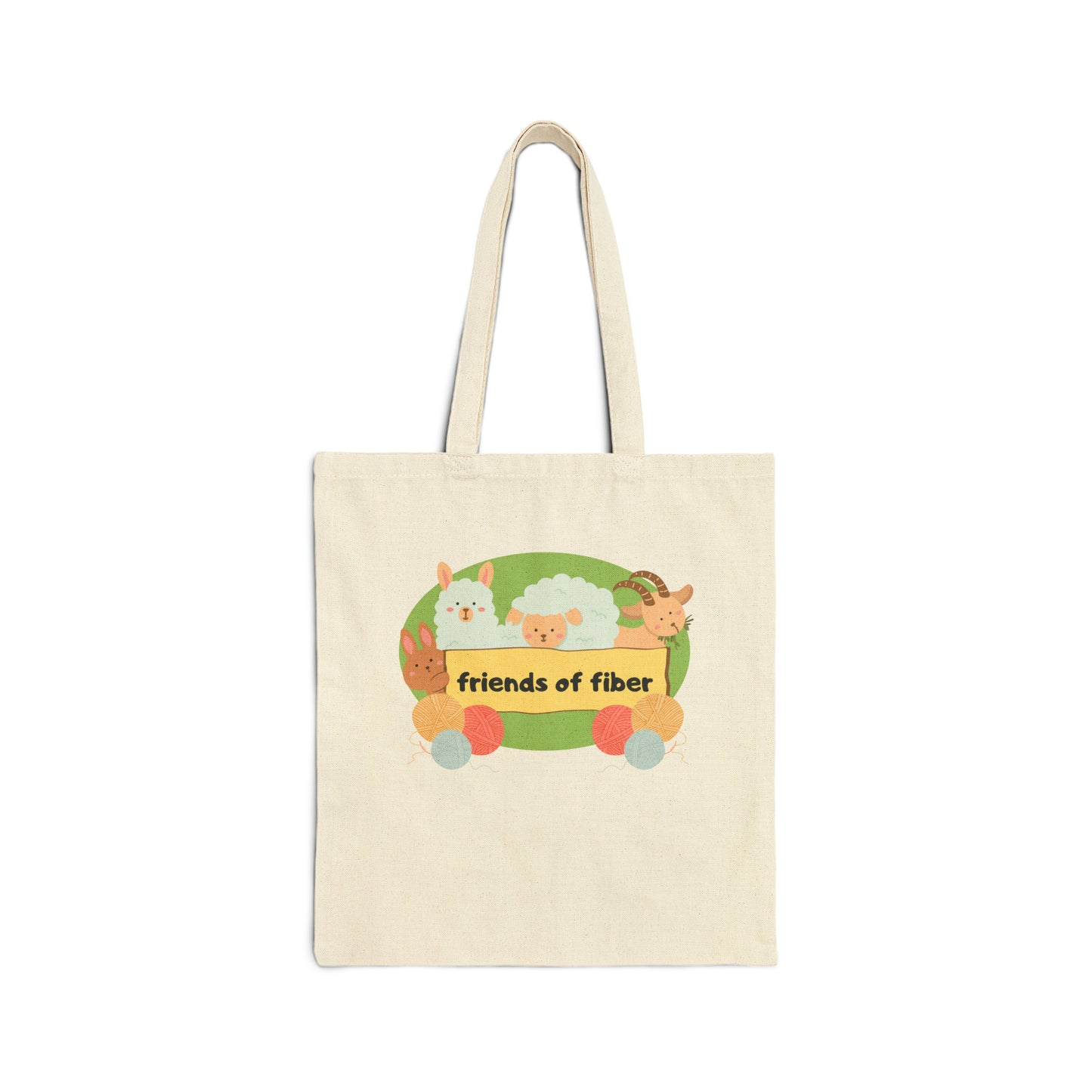 Friends of Fiber Canvas Tote Bag