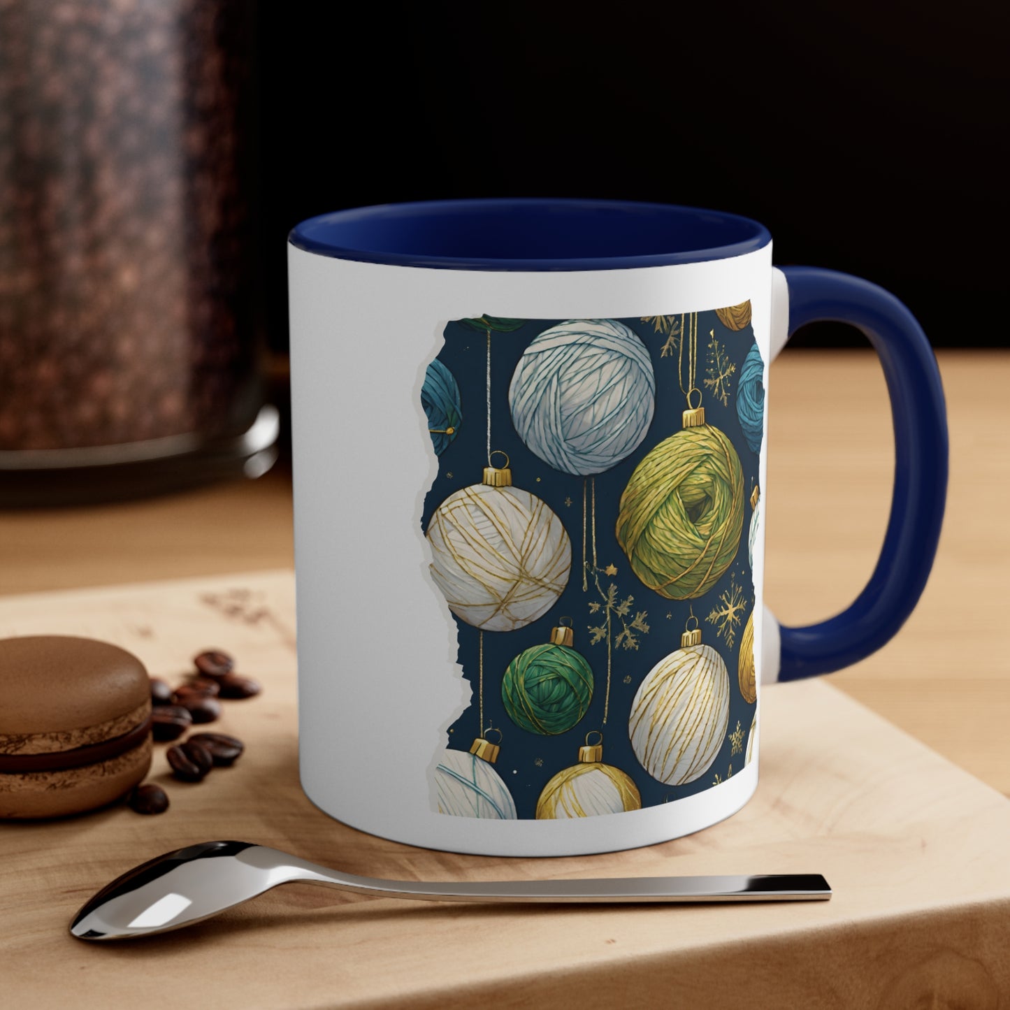 Yarn Wrapping Paper Coffee Mug, 11oz