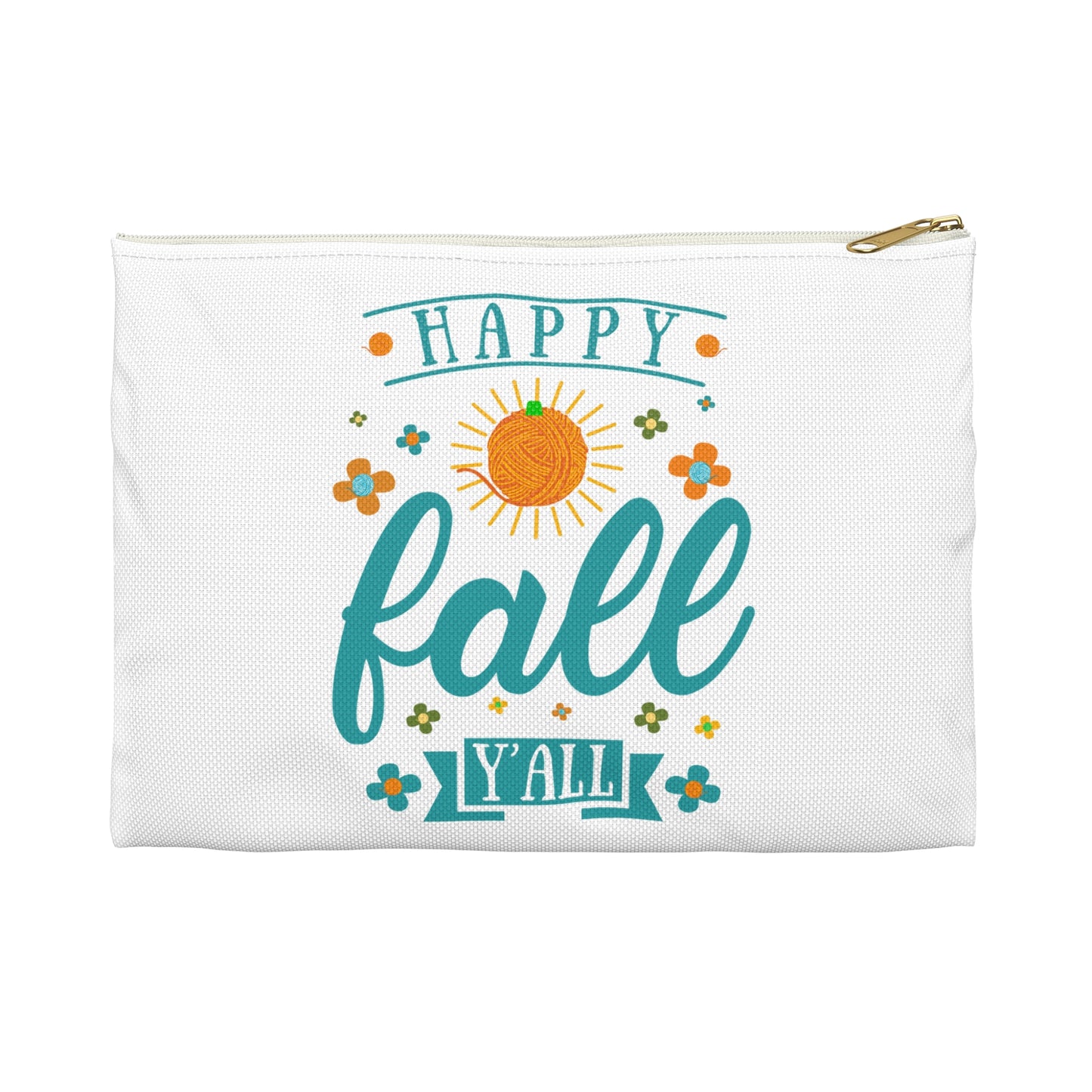 Happy Fall Yall Accessory Pouch