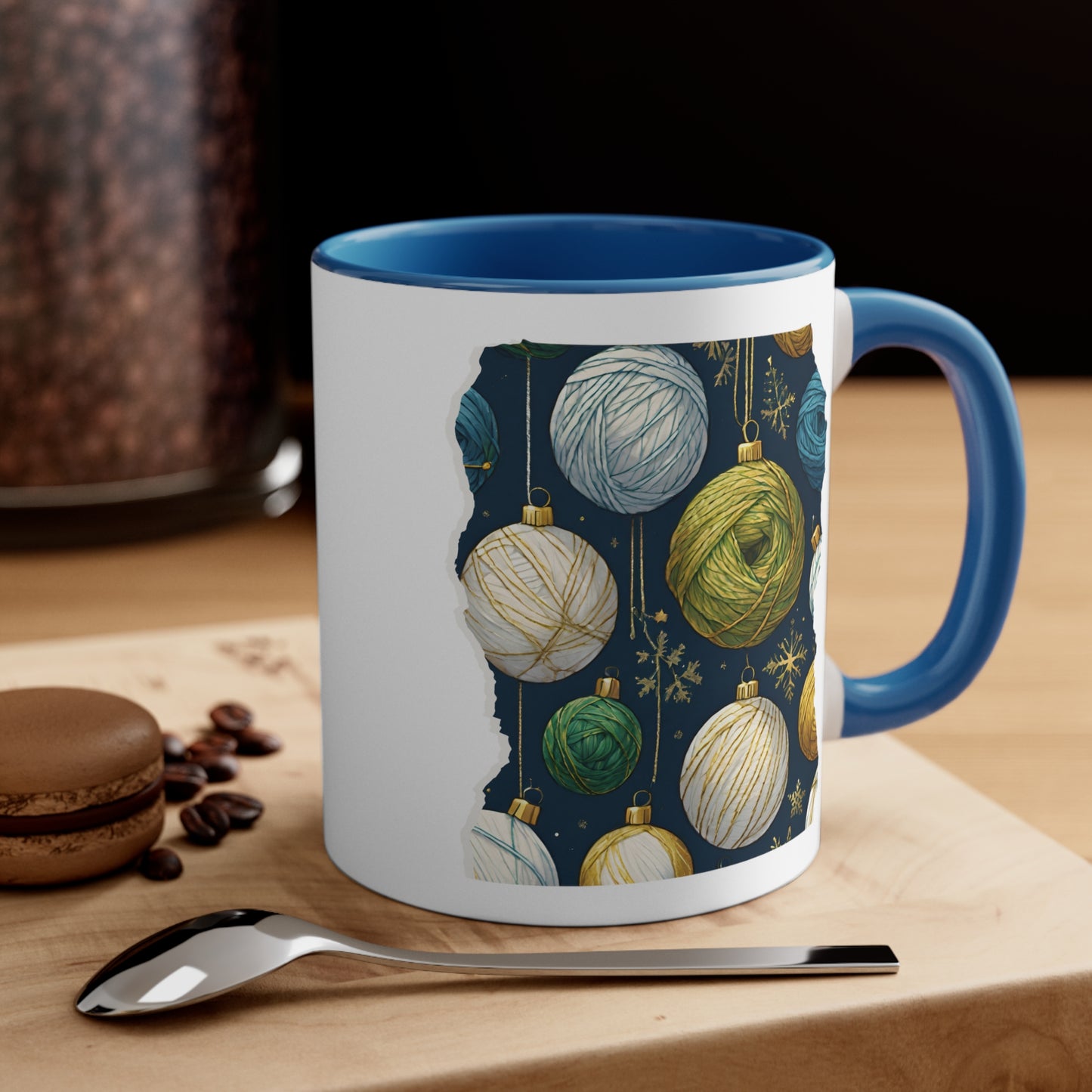 Yarn Wrapping Paper Coffee Mug, 11oz