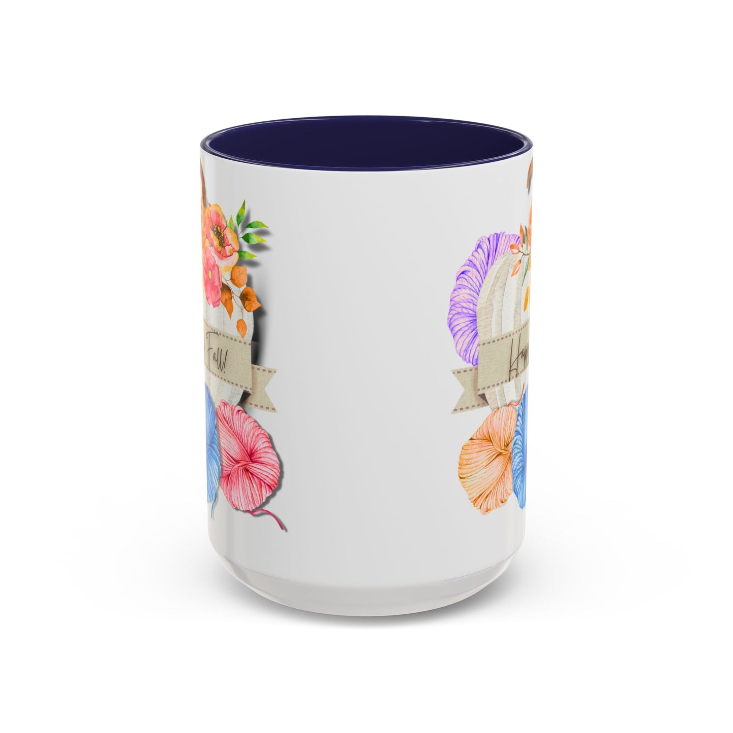 Cozy Autumn Accent Coffee Mug (15oz)