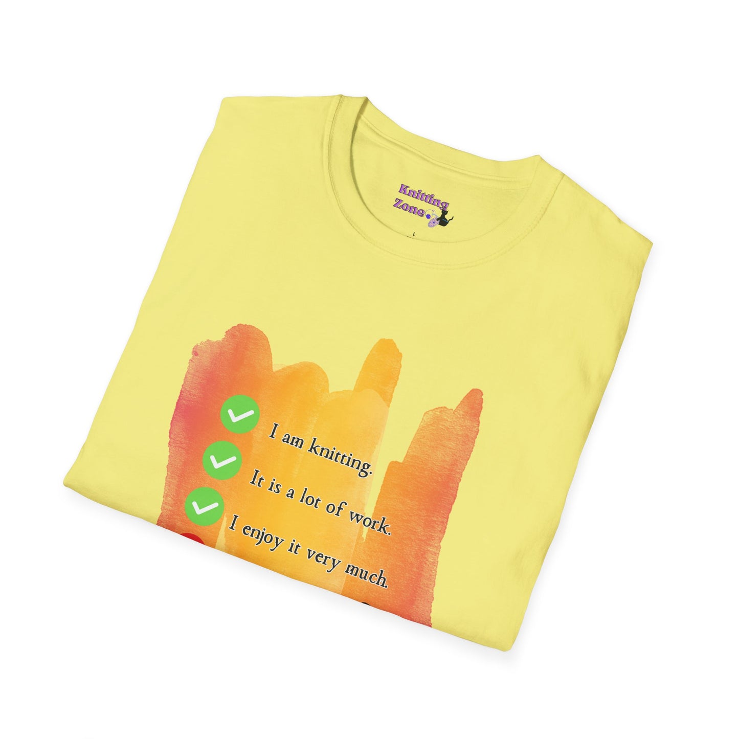 Yes I am Knitting Unisex T Shirt