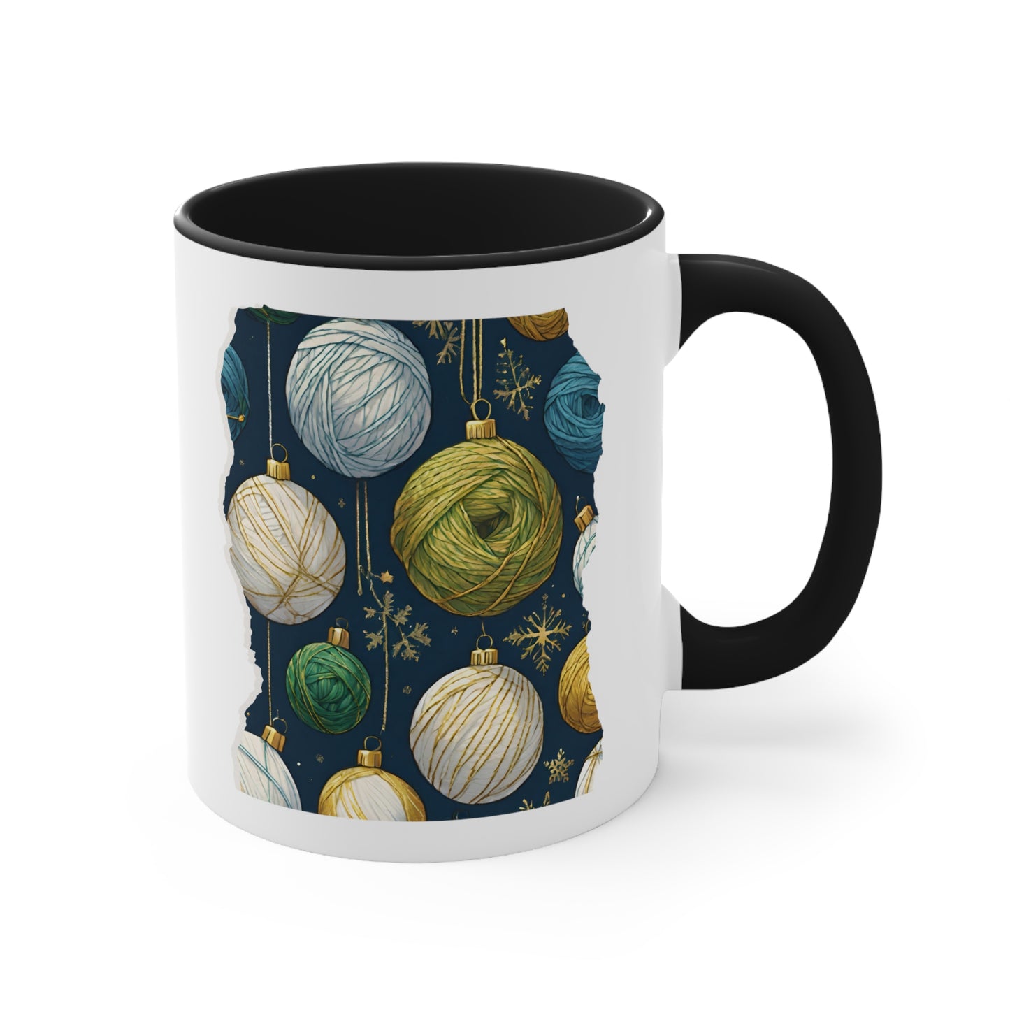 Yarn Wrapping Paper Coffee Mug, 11oz