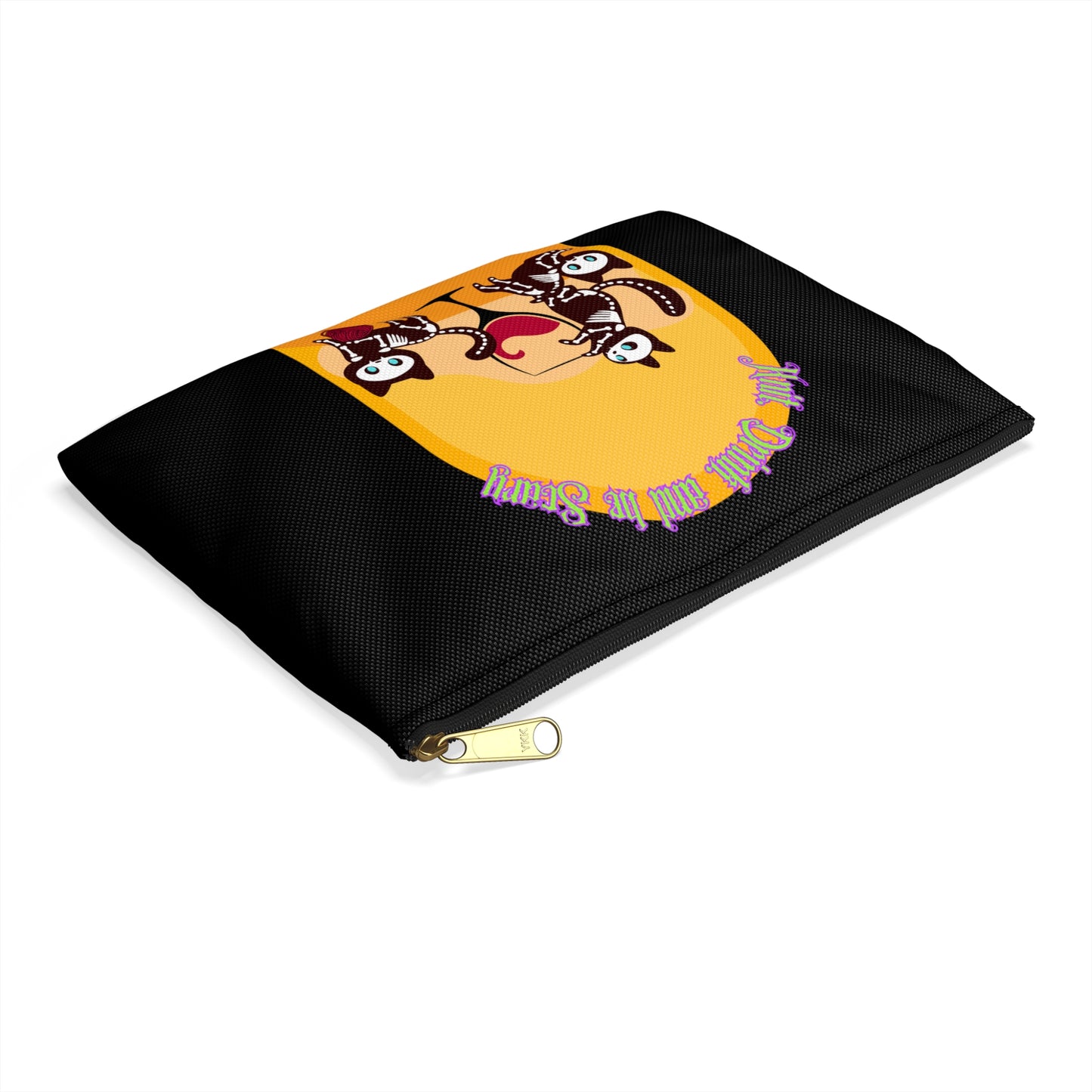 Knit Drink and Be Scary Accessory Pouch