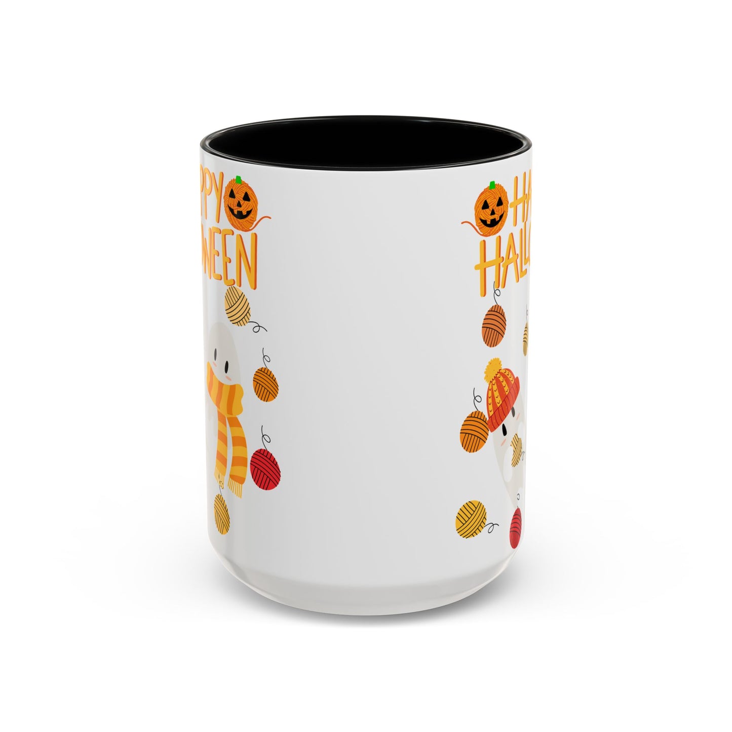 Cozy Ghost Accent Coffee Mug (15oz)