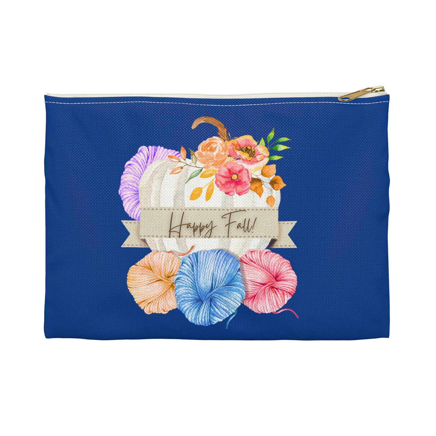 Cozy Autumn Accessory Pouch