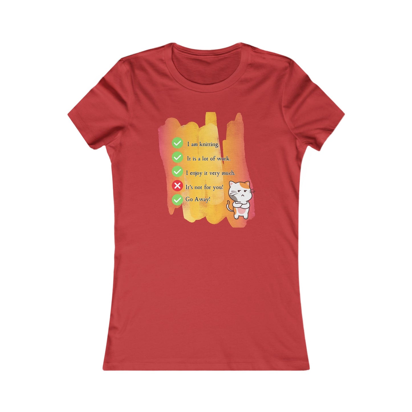 Yes I am Knitting Women's T Shirt