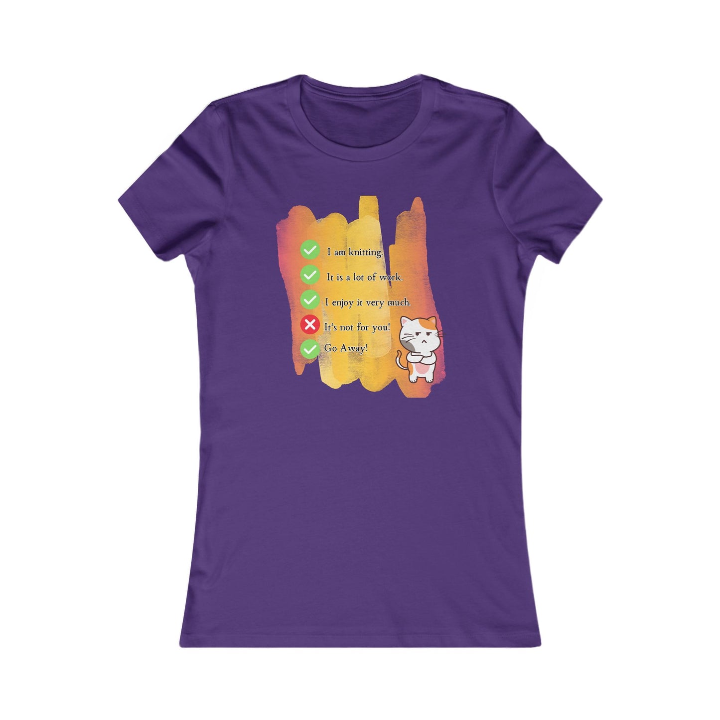 Yes I am Knitting Women's T Shirt