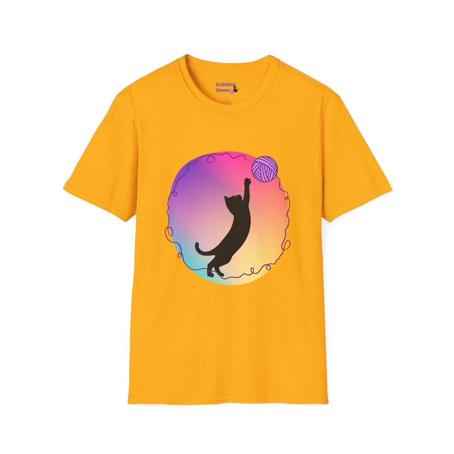 Cat With Yarn Unisex T Shirt
