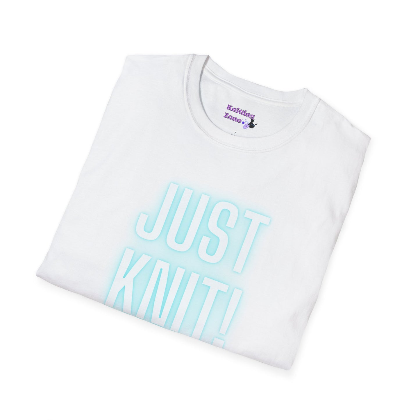 Just Knit Blue Unisex T Shirt