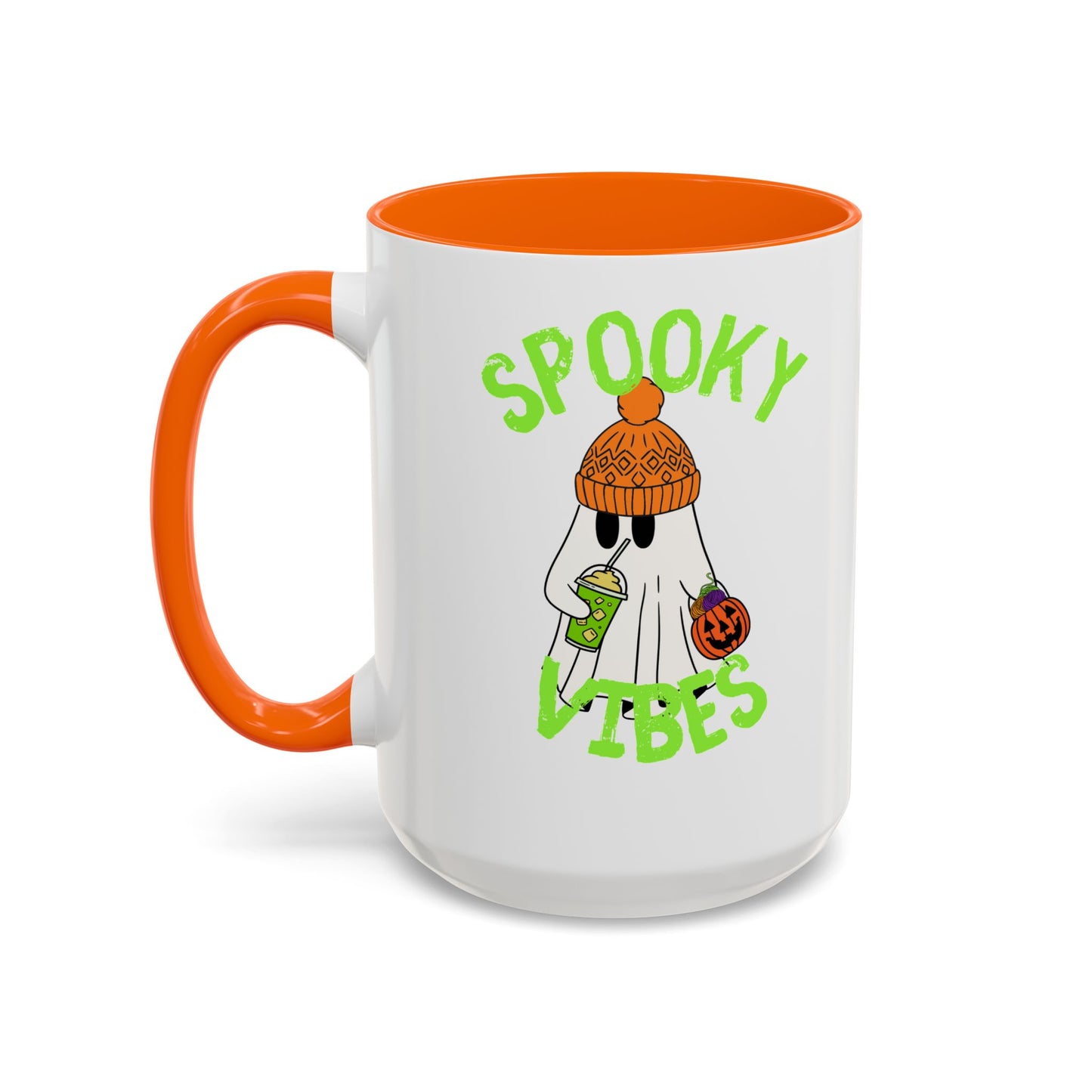 Spooky Vibes Accent Coffee Mug (15oz)