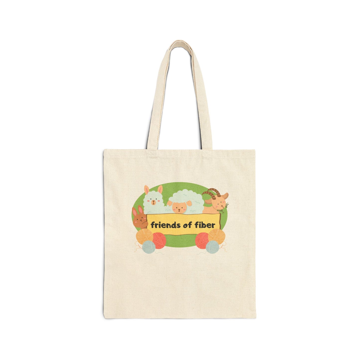Friends of Fiber Canvas Tote Bag