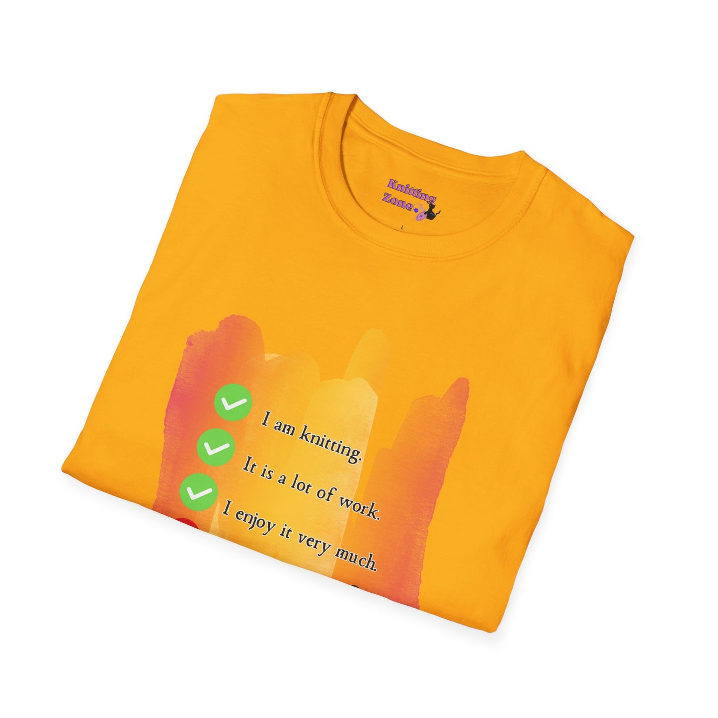 Yes I am Knitting Unisex T Shirt