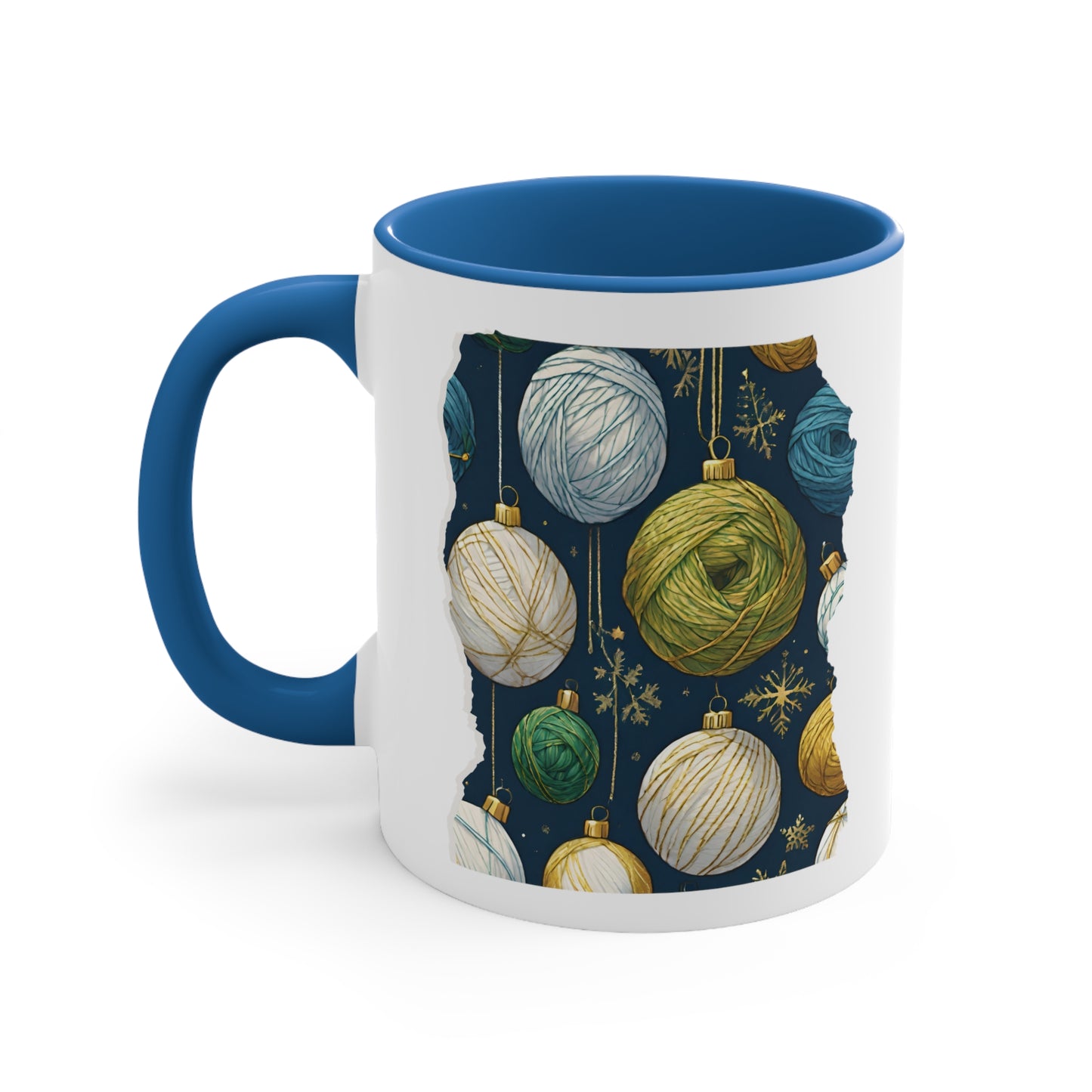 Yarn Wrapping Paper Coffee Mug, 11oz