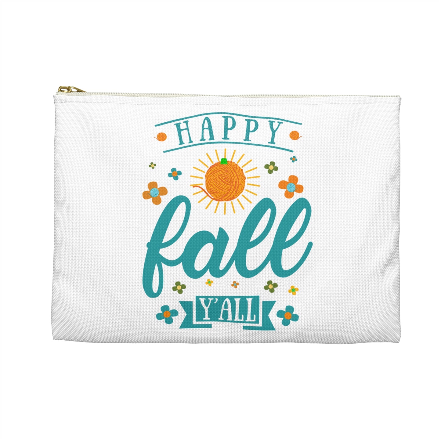 Happy Fall Yall Accessory Pouch