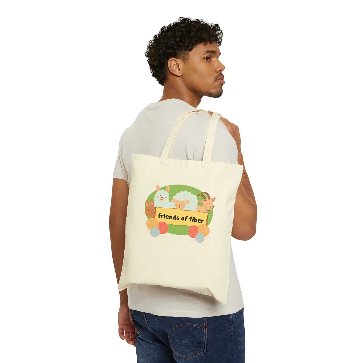 Friends of Fiber Canvas Tote Bag