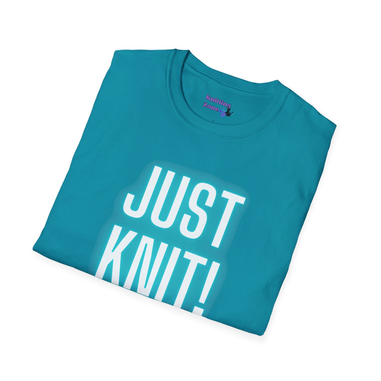 Just Knit Blue Unisex T Shirt
