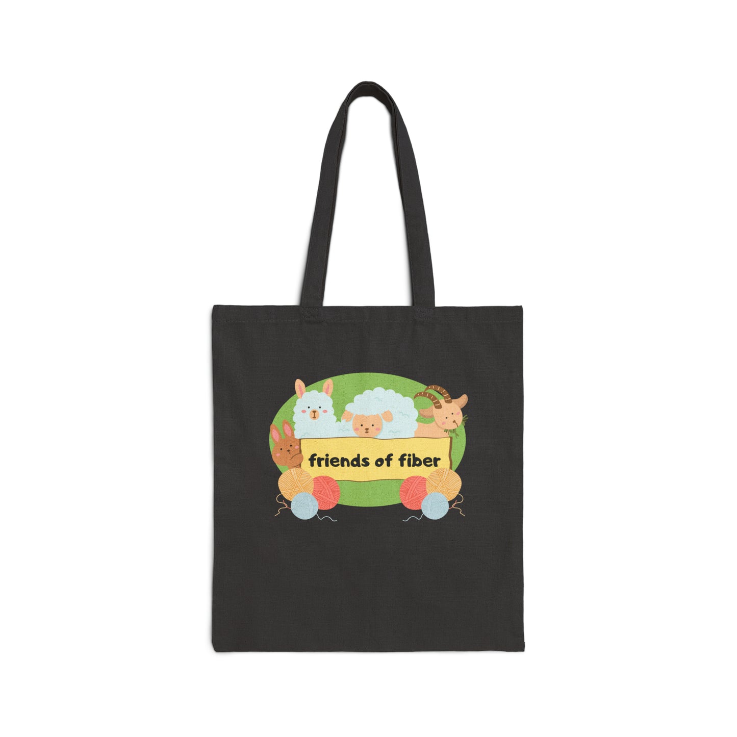 Friends of Fiber Canvas Tote Bag