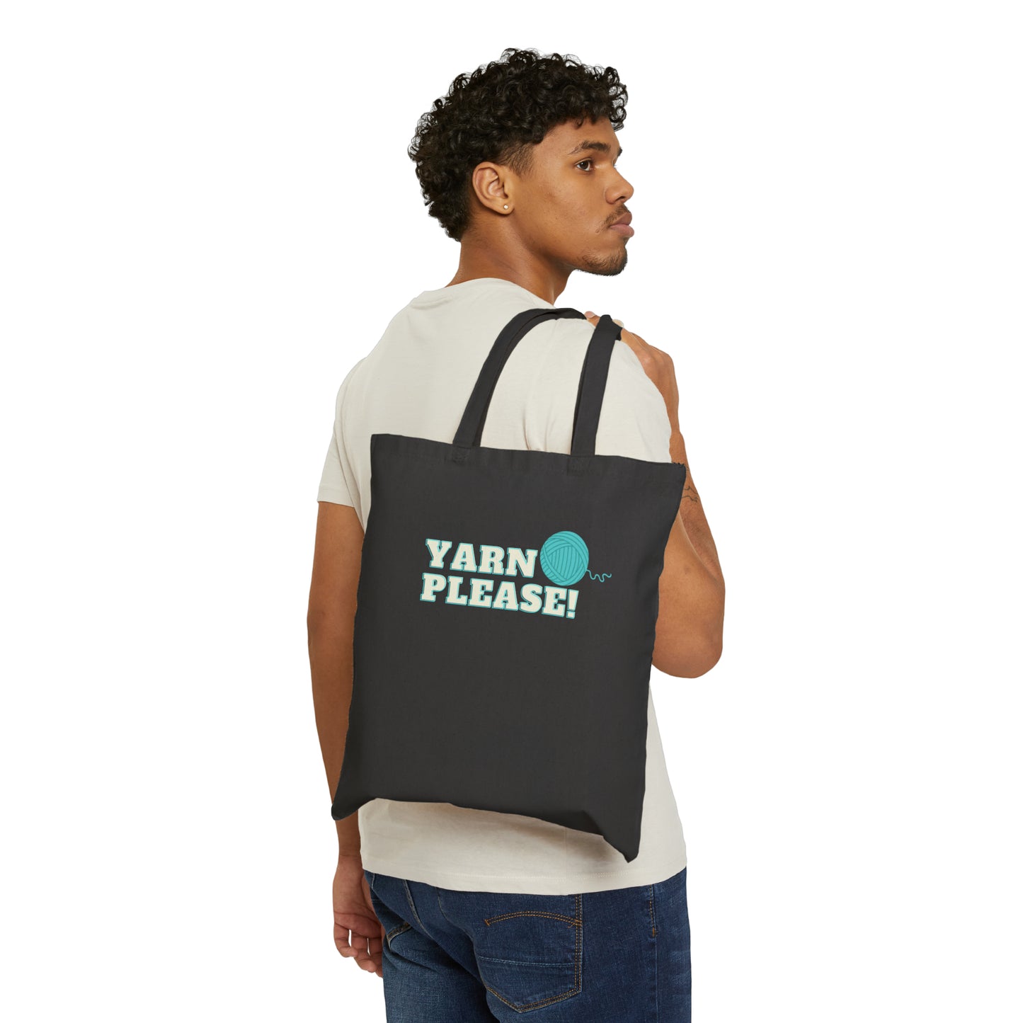 Yarn Please Cotton Canvas Tote Bag