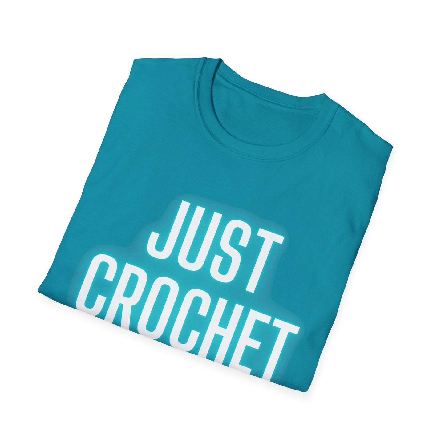 Just Crochet Blue Unisex T Shirt